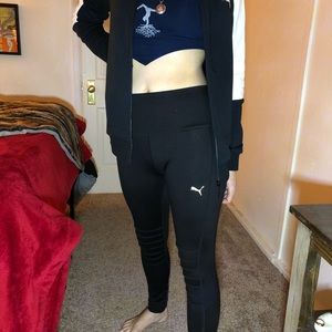 Puma Ladies' Moto Tight (black,gold)